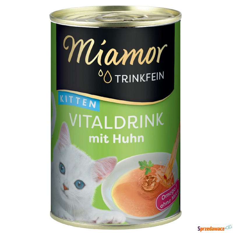 Miamor Vitaldrink Kitten napój dla kota, 24 x... - Przysmaki dla kotów - Warszawa