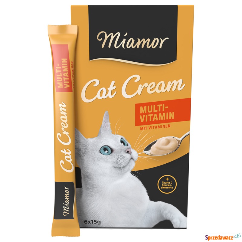 Miamor Cat Snack pasta multiwitaminowa - 6 x 15... - Przysmaki dla kotów - Wrocław