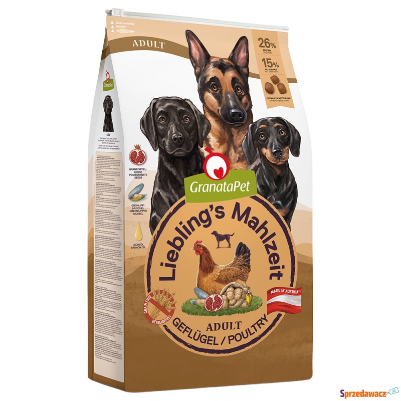 Dwupak GranataPet, 2 x 10 kg  - Adult, drób - Karmy dla psów - Tarnowskie Góry