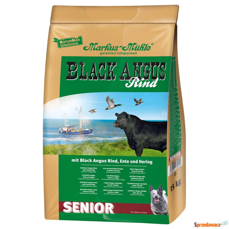 Dwupak Markus-Mühle - Black Angus Senior, 2 x... - Karmy dla psów - Kielce