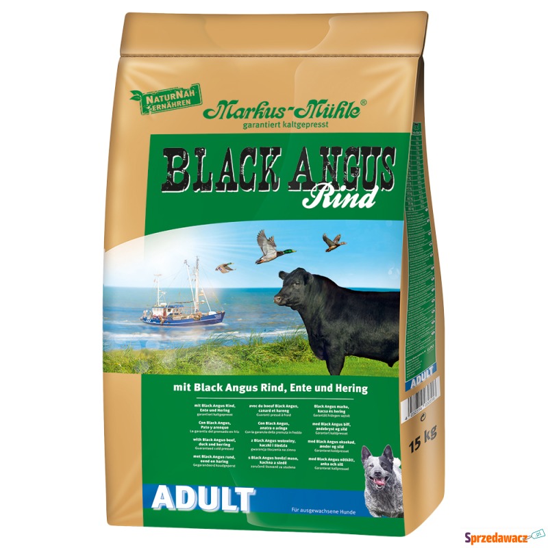 Dwupak Markus-Mühle - Black Angus Adult, 2 x 15... - Karmy dla psów - Olsztyn