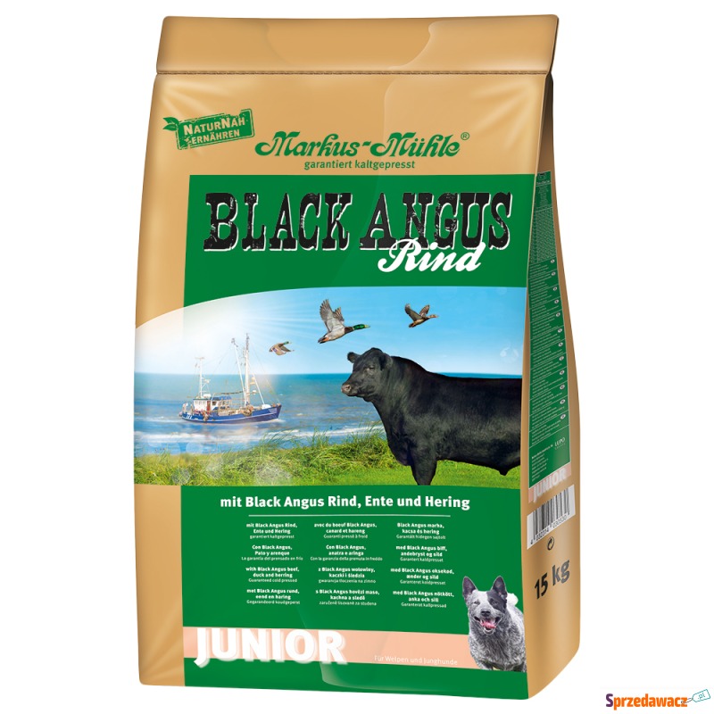 Dwupak Markus-Mühle - Black Angus Junior, 2 x... - Karmy dla psów - Zielona Góra