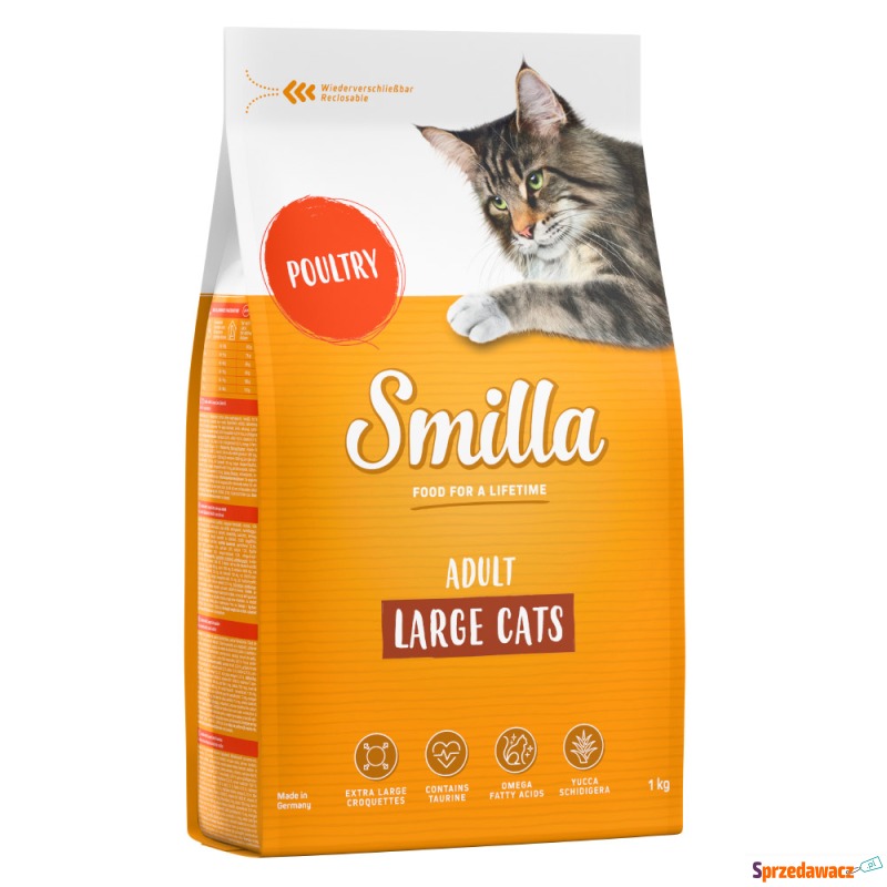 Smilla Adult Large Cats, drób - 4 kg - Karmy dla kotów - Biała Podlaska