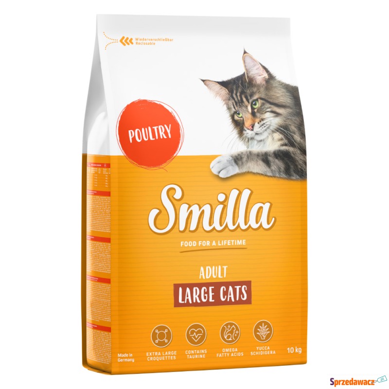 Smilla Adult Large Cats, drób - 10 kg - Karmy dla kotów - Kędzierzyn-Koźle