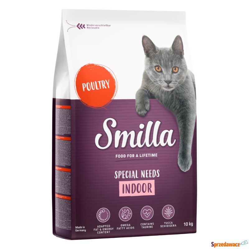 Smilla Adult Indoor, drób - 10 kg - Karmy dla kotów - Płock