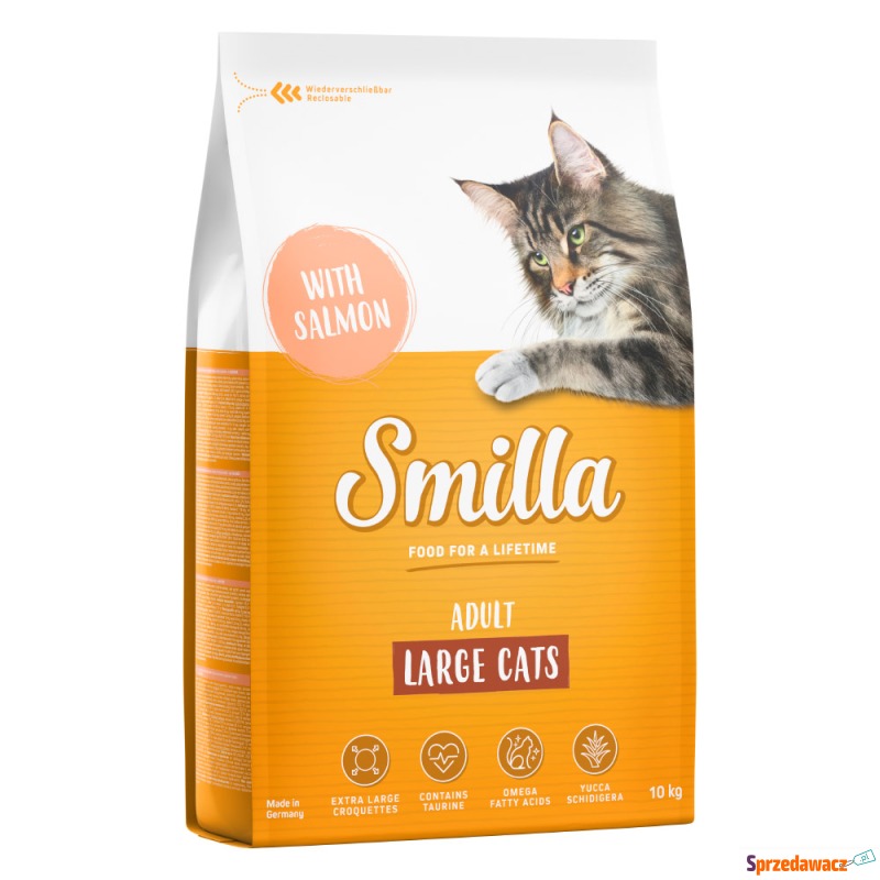 Smilla Adult Large Cats, łosoś - 2 x 10 kg - Karmy dla kotów - Nysa