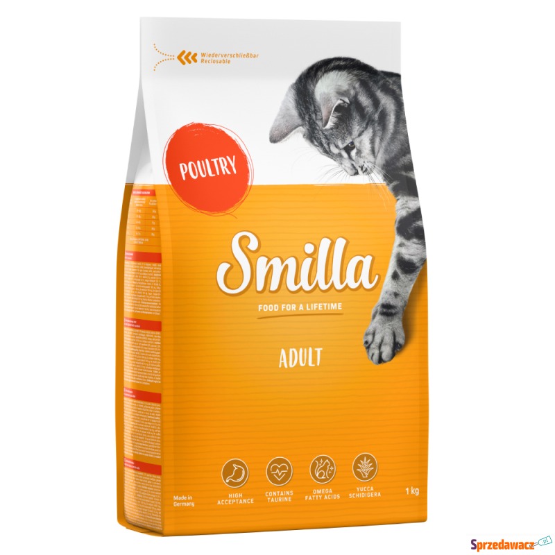 Smilla Adult Drób - 1 kg - Karmy dla kotów - Sochaczew