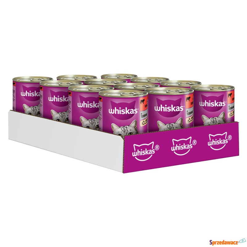 Megapakiet Whiskas Adult, puszki, 24 x 400 g -... - Karmy dla kotów - Ełk