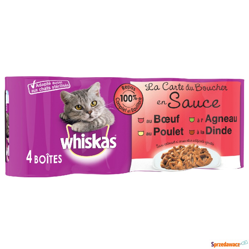 Whiskas La Carte, 12 x 390 / 400 g - Mięso w... - Karmy dla kotów - Bielsko-Biała