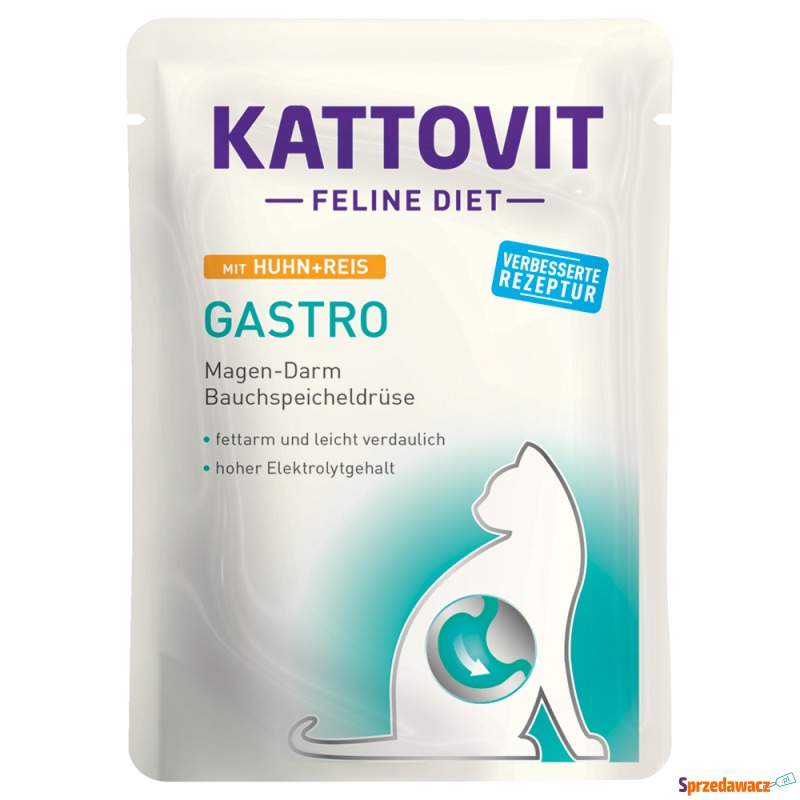 Kattovit Gastro w saszetkach - Kurczak i ryż,... - Karmy dla kotów - Kwidzyn