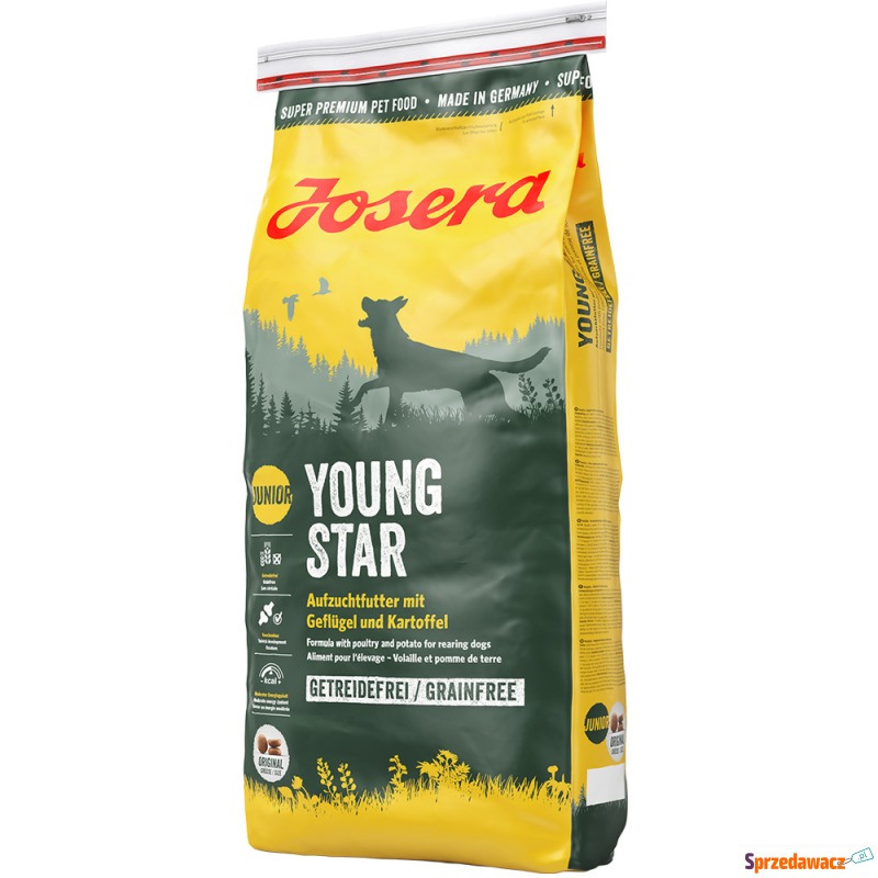 Dwupak Josera, 2 x 15 kg - YoungStar - Karmy dla psów - Stalowa Wola