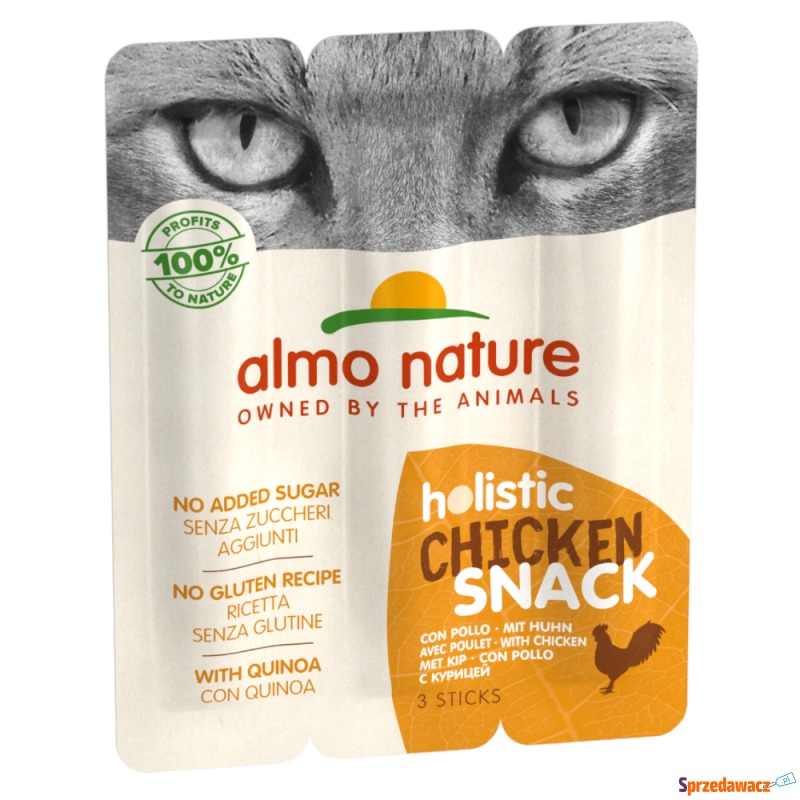 Almo Nature Holistic Snack Cat - Kurczak, 3 x... - Przysmaki dla kotów - Łódź