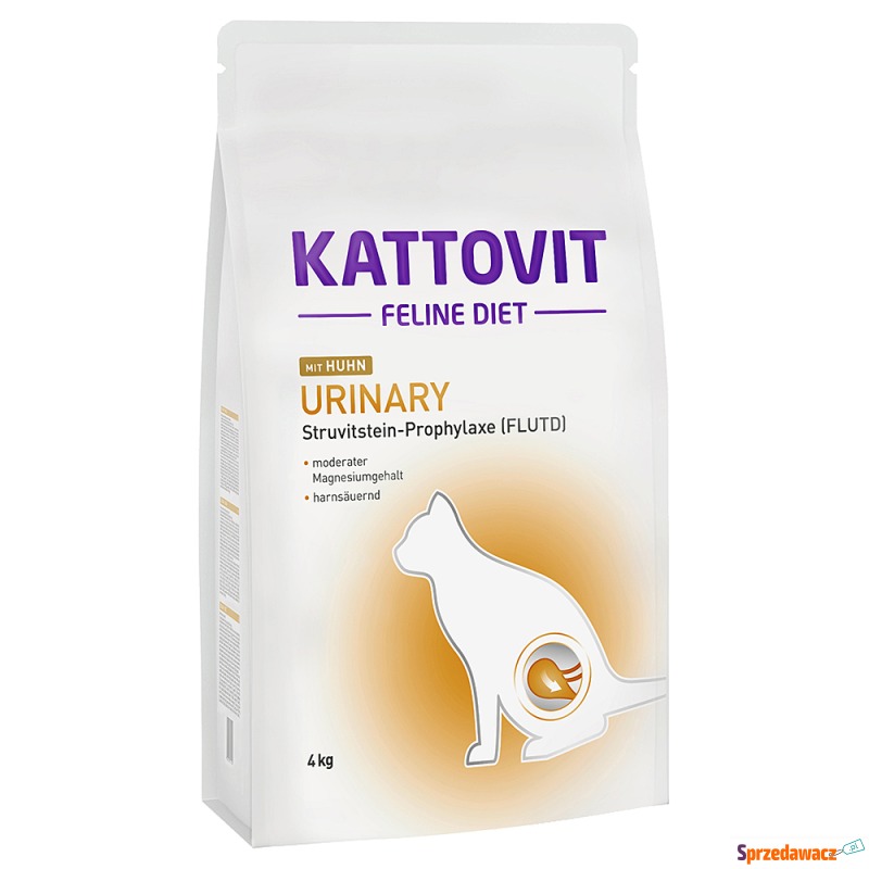 Kattovit Urinary, z kurczakiem - 4 kg - Karmy dla kotów - Czeladź