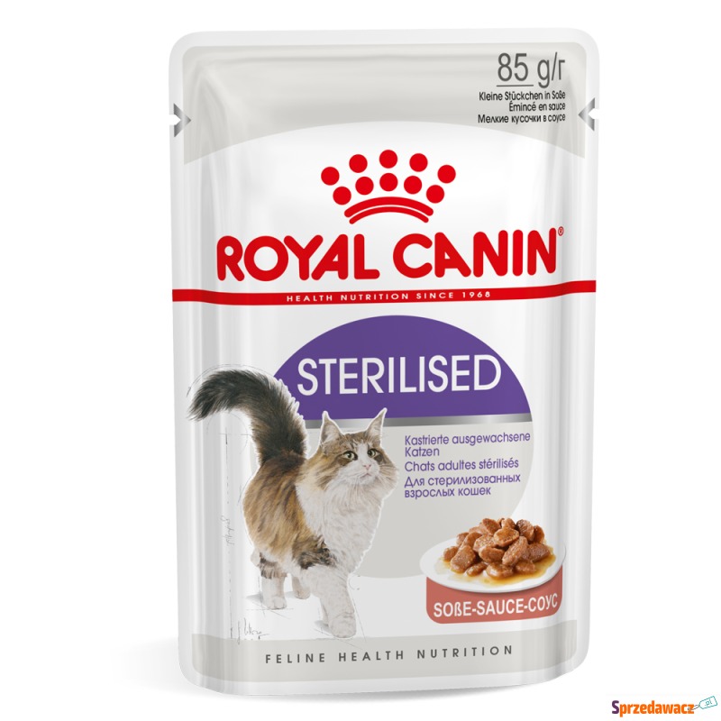 Royal Canin Sterilised w sosie - 12 x 85 g - Karmy dla kotów - Opole