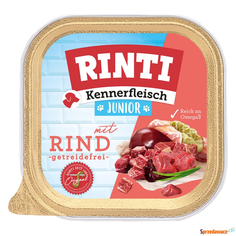 RINTI Junior, 9 x 300 g - Wołowina - Karmy dla psów - Chruszczobród