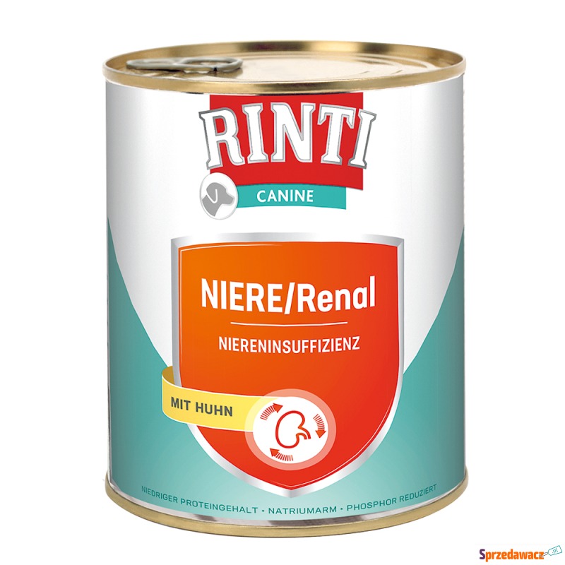 RINTI Canine Renal z kurczakiem - 6 x 800 g - Karmy dla psów - Jelenia Góra