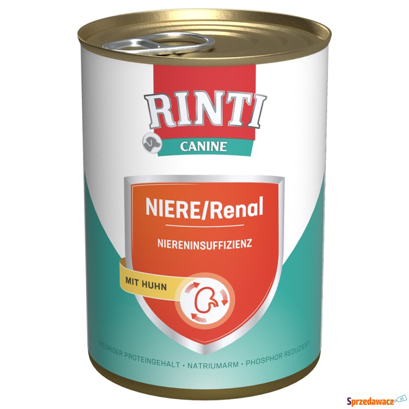 RINTI Canine Renal z kurczakiem - 12 x 400 g - Karmy dla psów - Opole