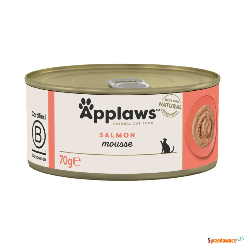 Megapakiet Applaws Mousse, 24 x 70 g - Łosoś - Karmy dla kotów - Olsztyn