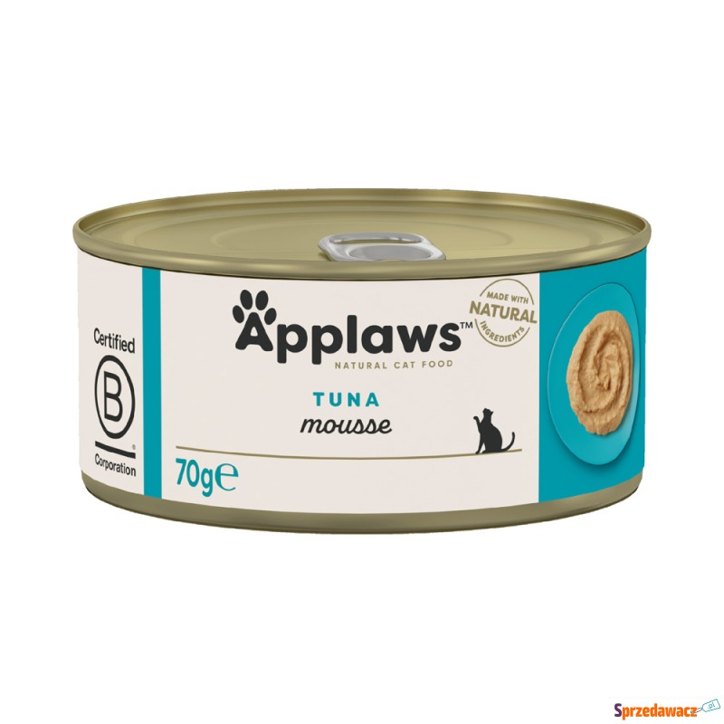 Megapakiet Applaws Mousse, 24 x 70 g - Tuńczyk - Karmy dla kotów - Katowice