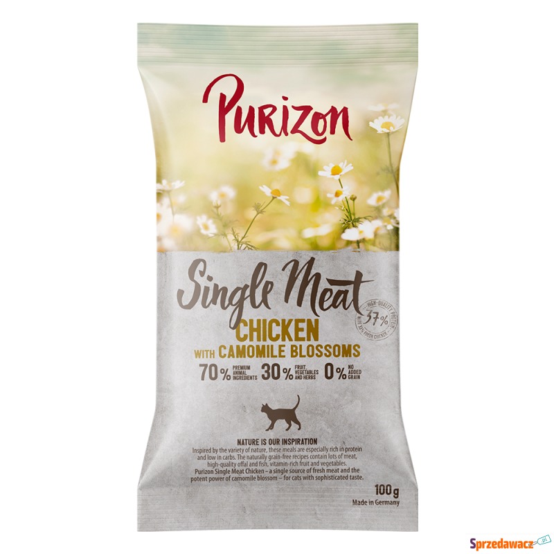 Purizon Single Meat, kurczak z kwiatami rumianku... - Karmy dla kotów - Inowrocław