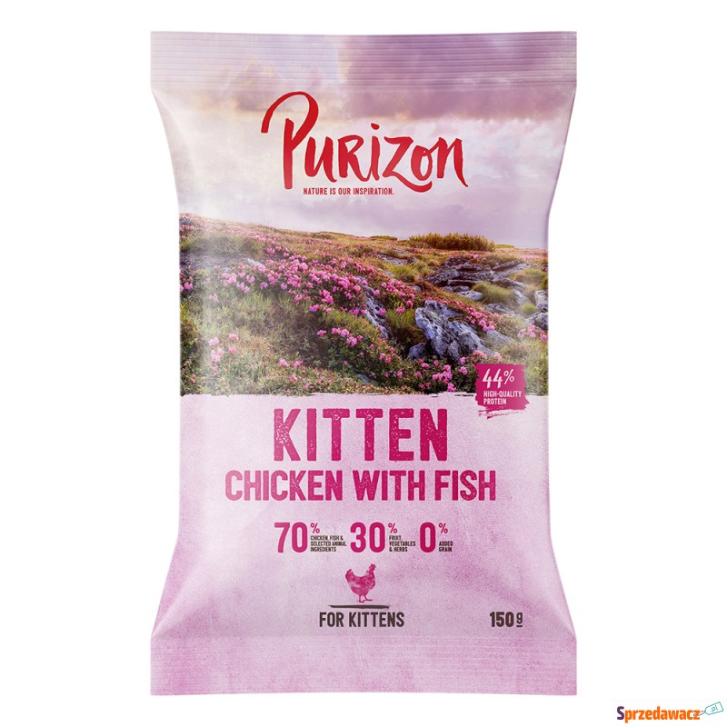 Purizon Kitten, kurczak i ryba – bez zbóż - 150 g - Karmy dla kotów - Police