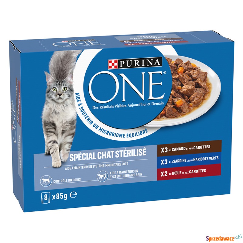 Pakiet mieszany Purina One Sterlizowany kot 8... - Karmy dla kotów - Bytom