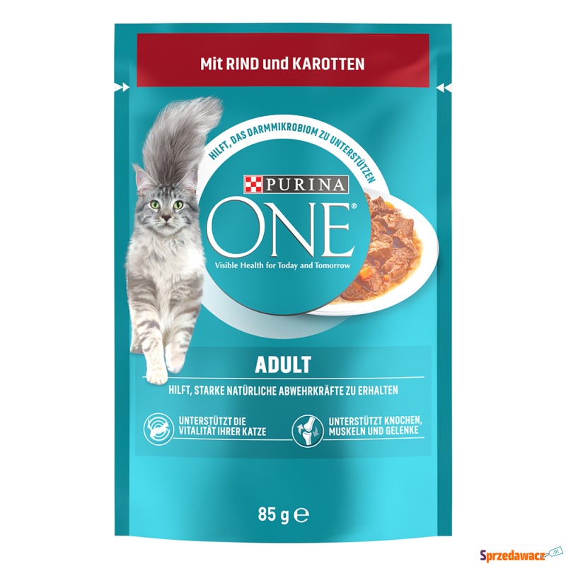 20 + 6 gratis! Purina One, mokra karma dla kota,... - Karmy dla kotów - Łódź