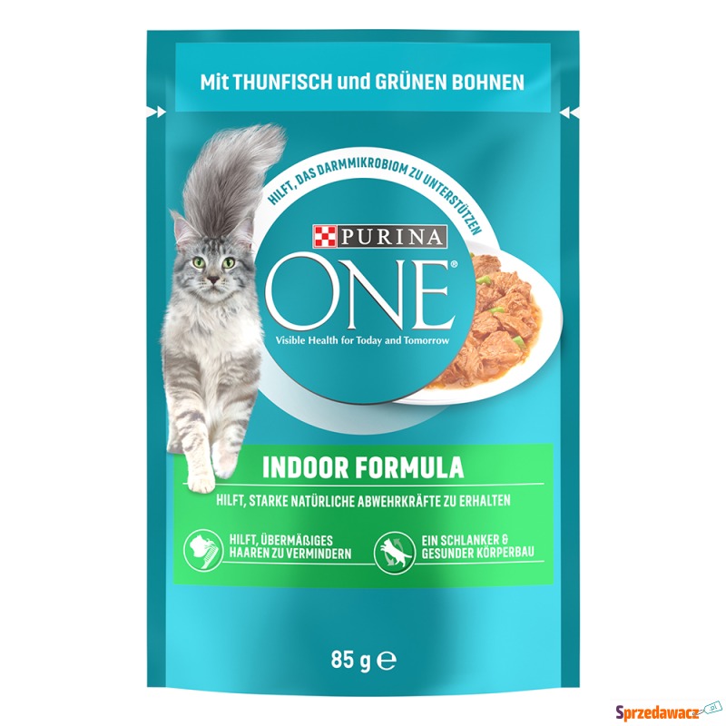 PURINA ONE Indoor Formula, z tuńczykiem i zie... - Karmy dla kotów - Głogów