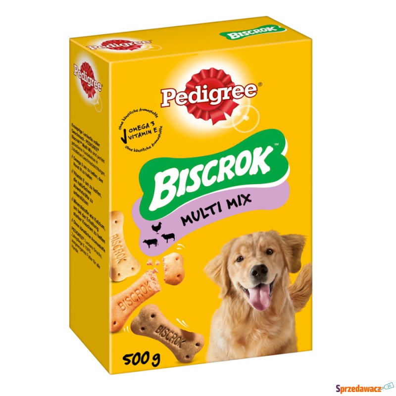 Pedigree Biscrok w 3 różnych smakach - 6 x 500... - Przysmaki dla psów - Koszalin