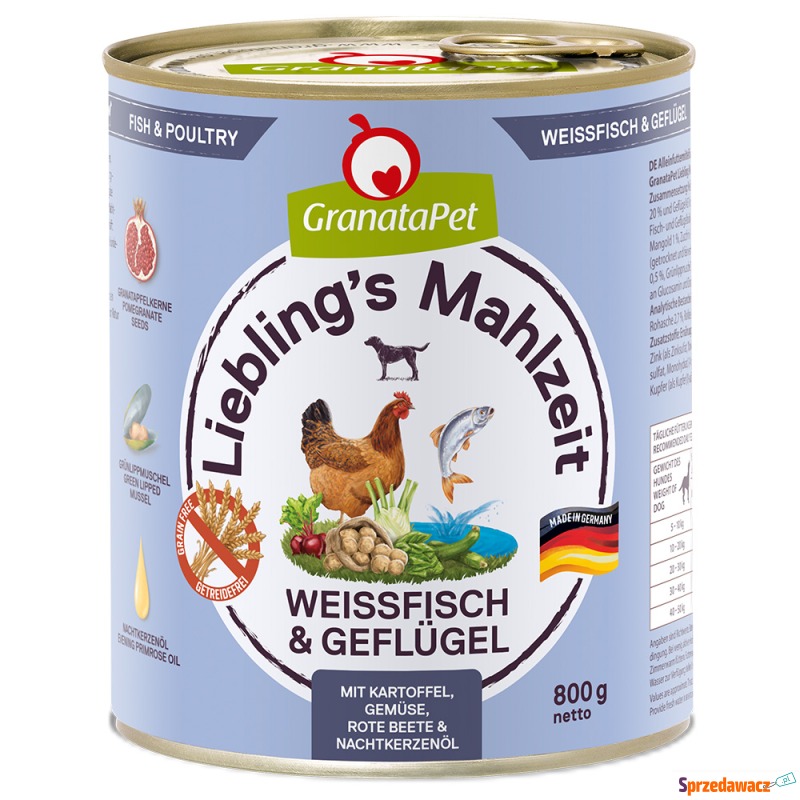 GranataPet Liebling's Mahlzeit, 6 x 800 g - B... - Karmy dla psów - Płock