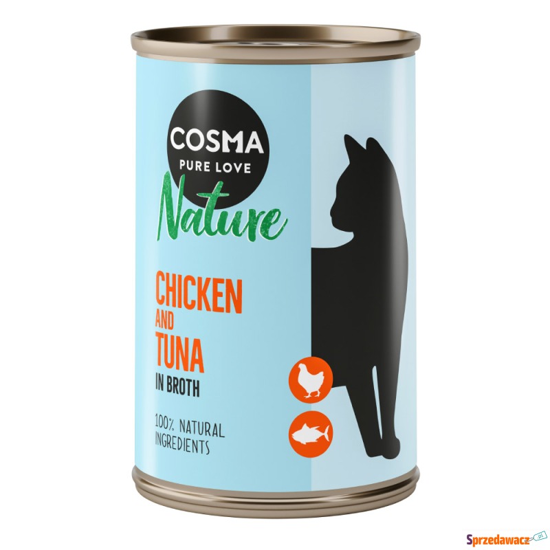 Cosma Nature, 6 x 140 g - Pierś z kurczaka i... - Karmy dla kotów - Inowrocław