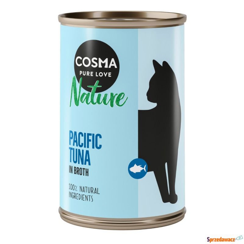 Cosma Nature, 6 x 140 g - Tuńczyk pacyficzny - Karmy dla kotów - Szczecin