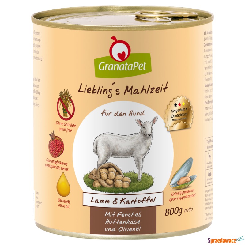 GranataPet Liebling's Mahlzeit, 6 x 800 g - J... - Karmy dla psów - Wrocław