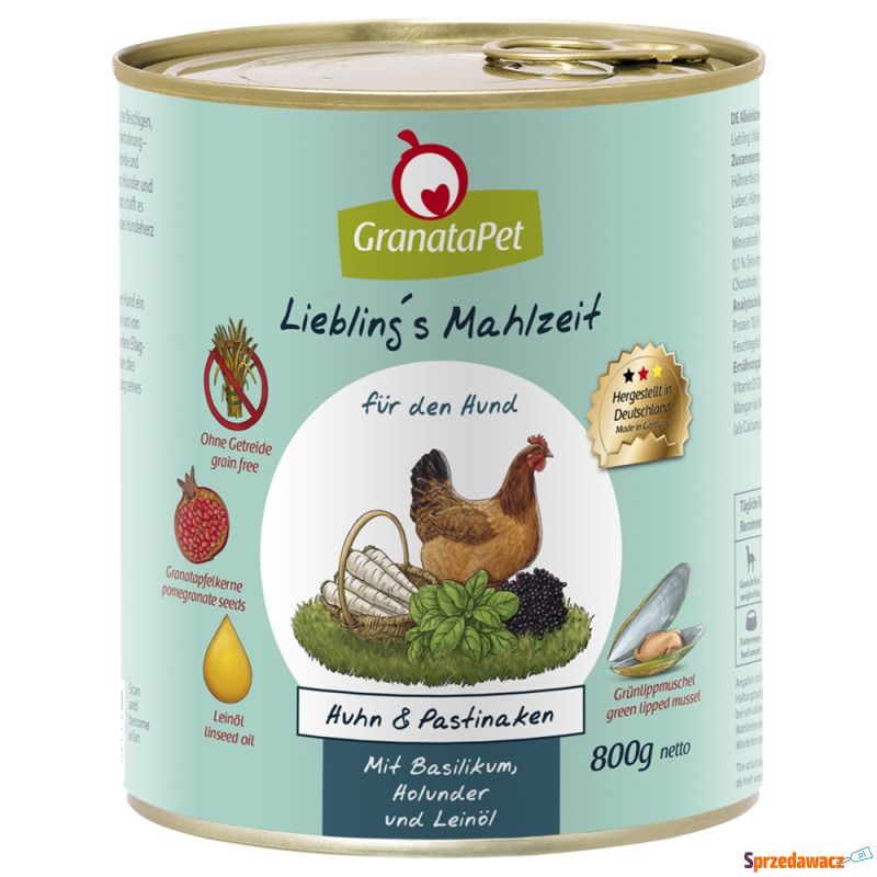 GranataPet Liebling's Mahlzeit, 6 x 800 g - K... - Karmy dla psów - Elbląg