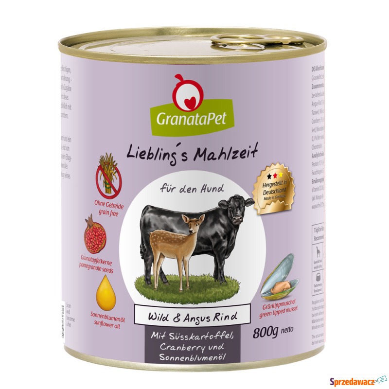 GranataPet Liebling's Mahlzeit, 6 x 800 g - D... - Karmy dla psów - Szczecin