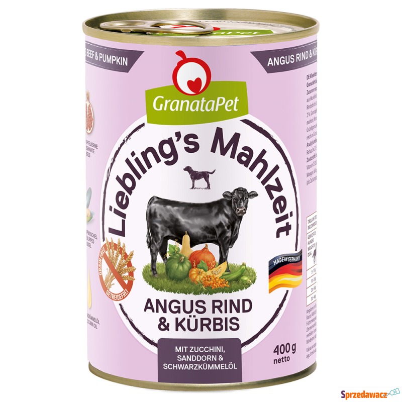 GranataPet Liebling's Mahlzeit, 6 x 400 g - W... - Karmy dla psów - Grudziądz