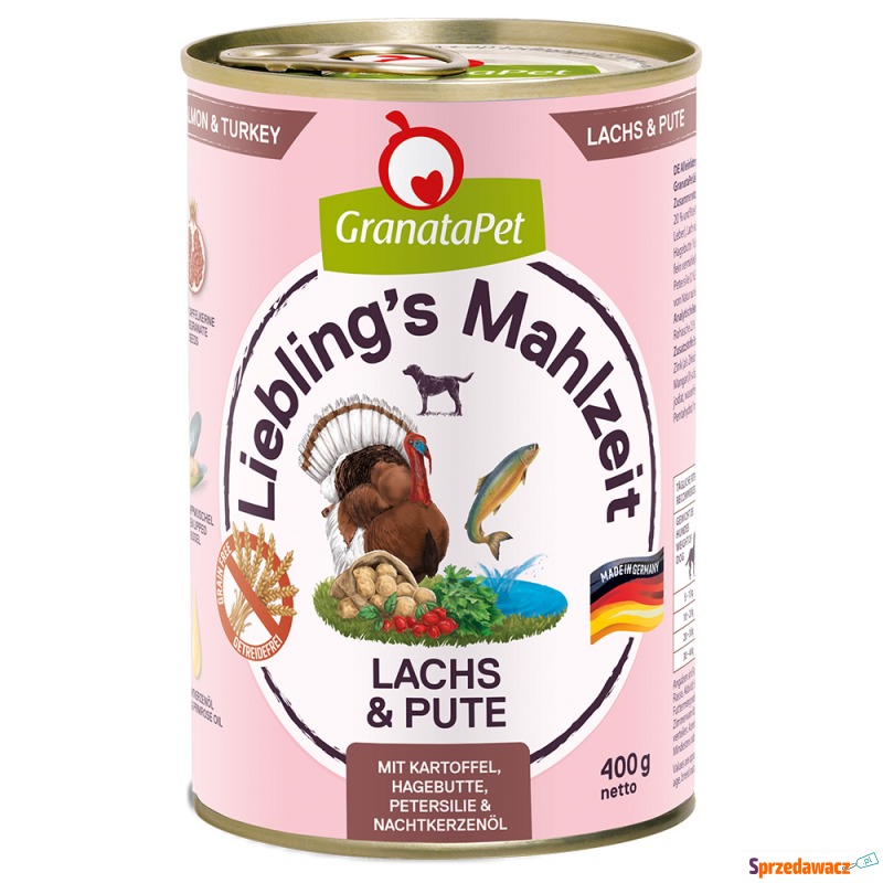 GranataPet Liebling's Mahlzeit, 6 x 400 g - Ł... - Karmy dla psów - Bielsko-Biała