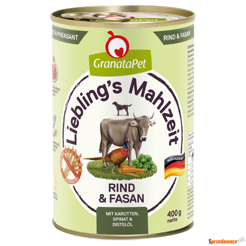 GranataPet Liebling's Mahlzeit, 6 x 400 g - W... - Karmy dla psów - Gorzów Wielkopolski