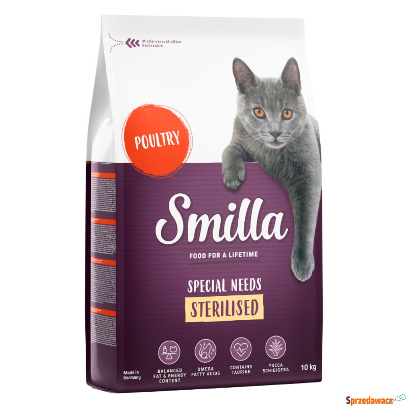 Smilla Adult Sterilised, drób - 2 x 10 kg - Karmy dla kotów - Gdynia