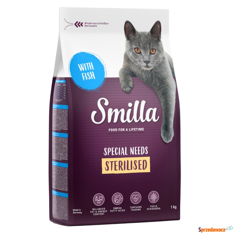 Smilla Adult Sterilised, ryba - 1 kg - Karmy dla kotów - Płock