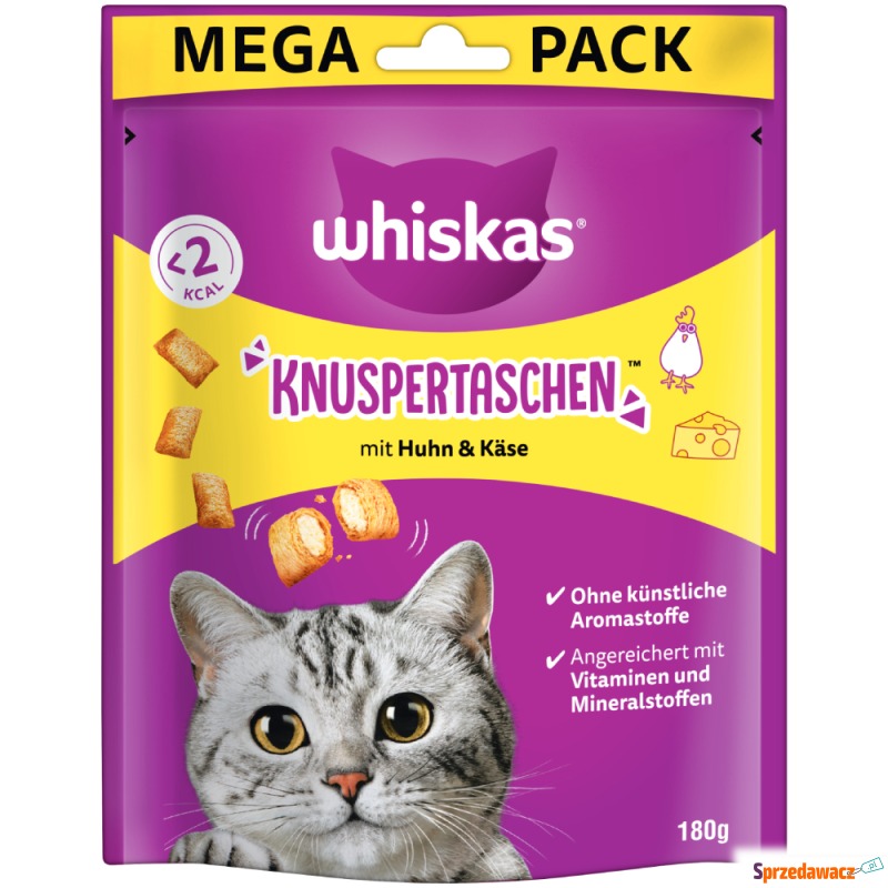 Whiskas Temptations, chrupiące poduszeczki -... - Przysmaki dla kotów - Słupsk