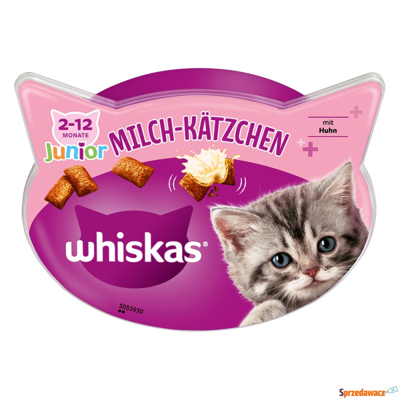 Whiskas mleczna przekąska dla kociąt - 55 g - Przysmaki dla kotów - Nowy Sącz