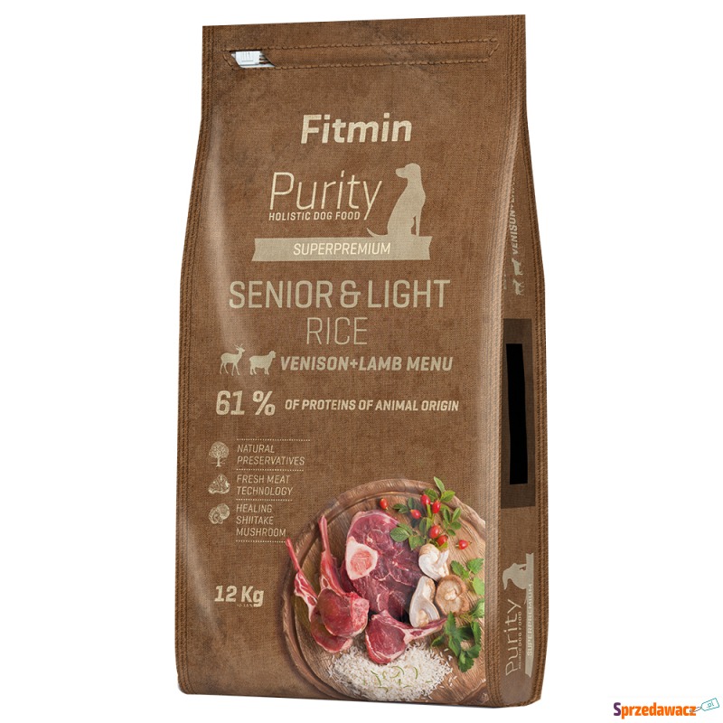 Fitmin Dog Purity Senior & Light Rice, jeleń z... - Karmy dla psów - Przemyśl