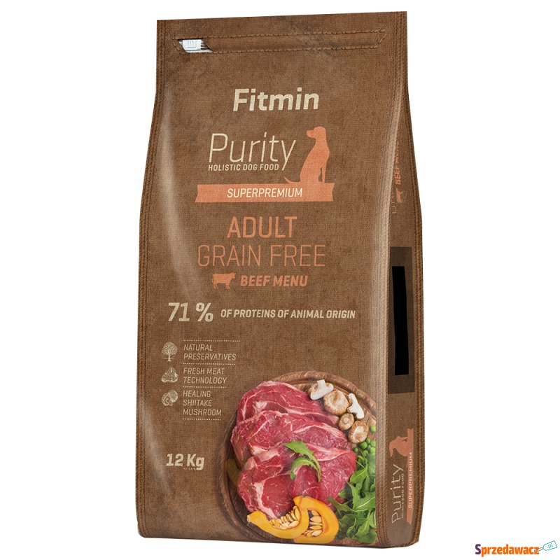 Fitmin dog Purity Adult, wołowina (bez zbóż) -... - Karmy dla psów - Przemyśl