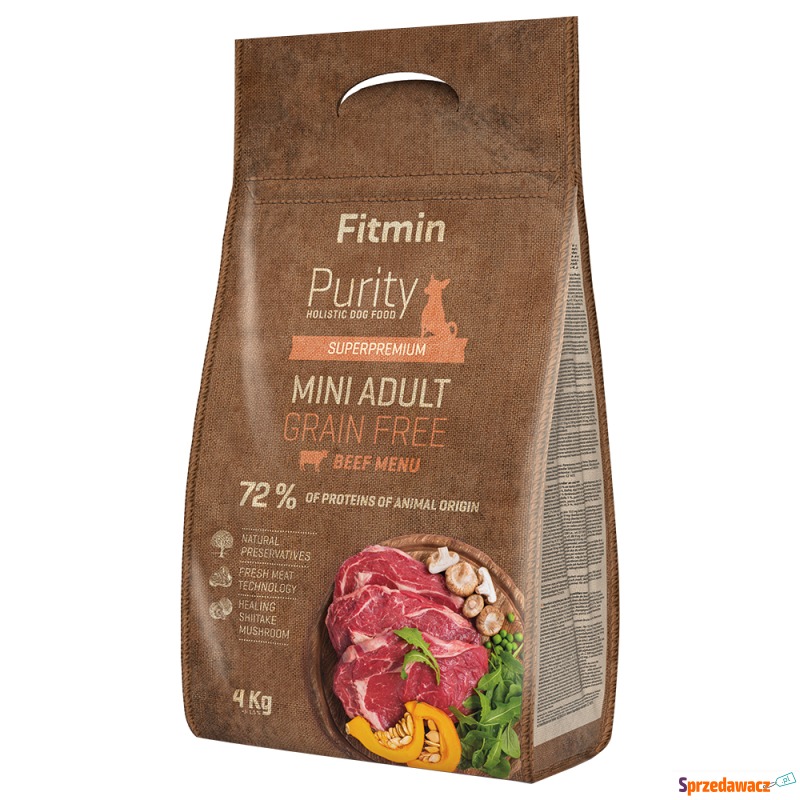 Fitmin dog Purity Adult Mini, wołowina (bez z... - Karmy dla psów - Opole