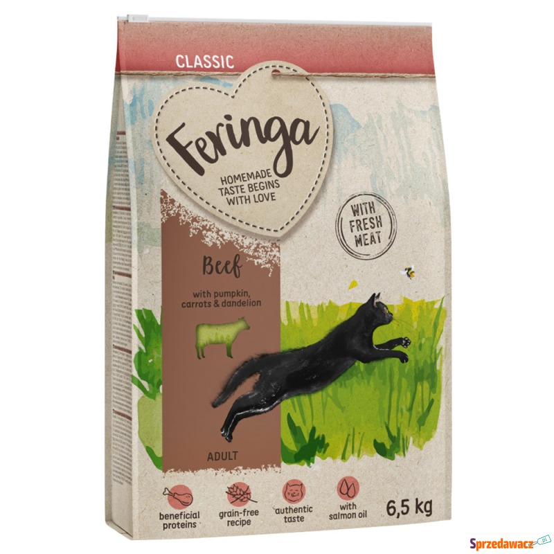 Feringa Adult Classic, wołowina - 2 x 6,5 kg - Karmy dla kotów - Tarnowskie Góry