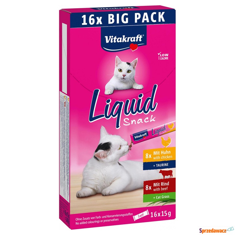 Vitakraft Cat Liquid-Snack Multipack - 16 x 15... - Przysmaki dla kotów - Krupniki