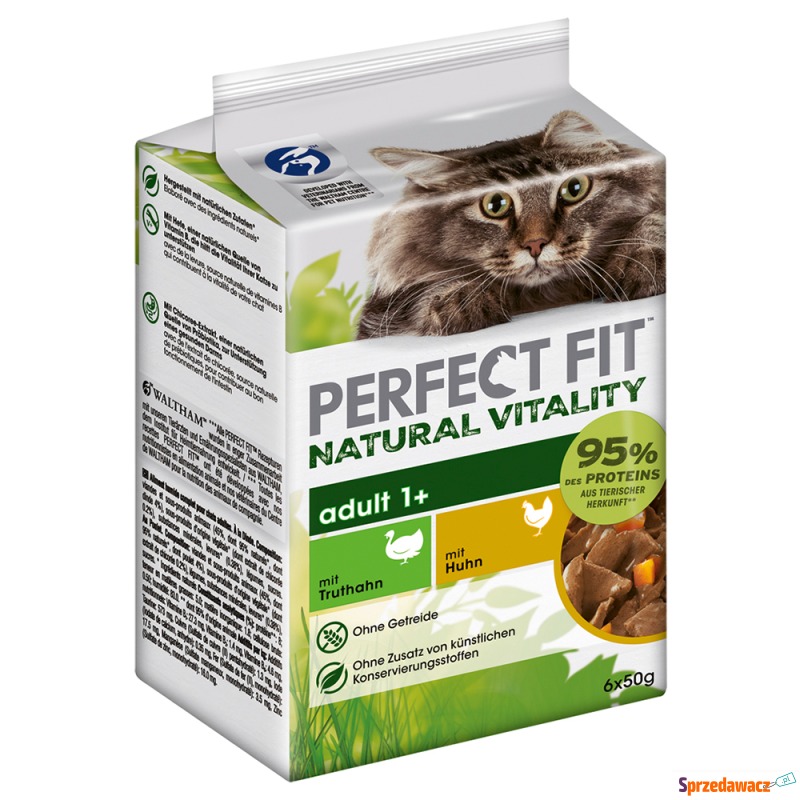 Perfect Fit Natural Vitality Adult 1+ - Kurczak... - Karmy dla kotów - Katowice