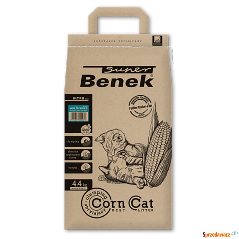 Super Benek CORNCat Ultra Morska bryza - 7 l (ok.... - Żwirki do kuwety - Piotrków Trybunalski