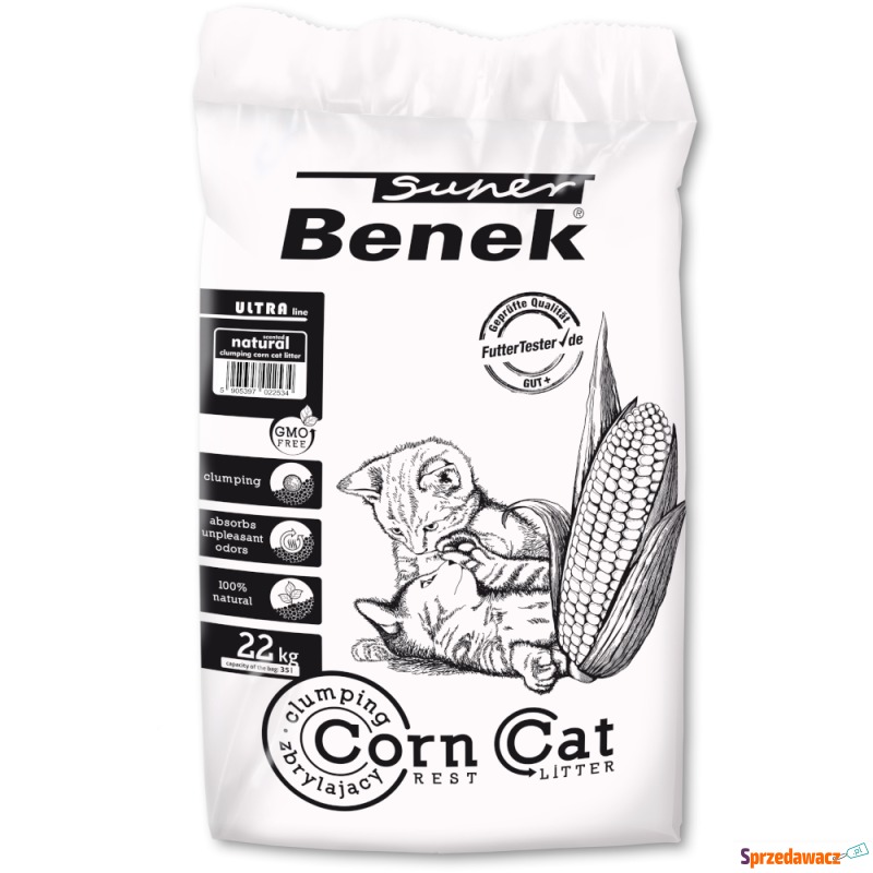 Super Benek Corn Cat Ultra Natural - 35 l (ok.... - Żwirki do kuwety - Lublin